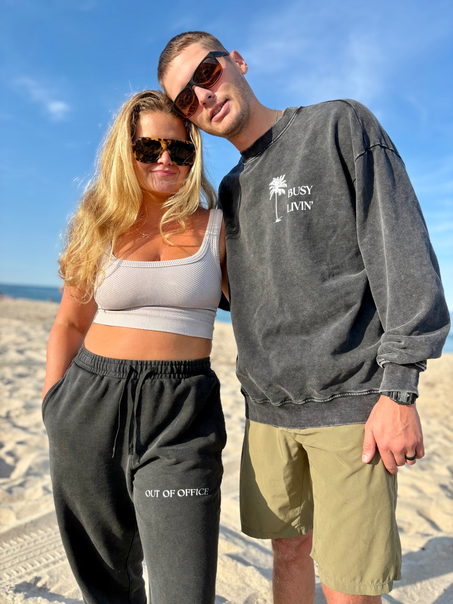 Busy Living Crewneck